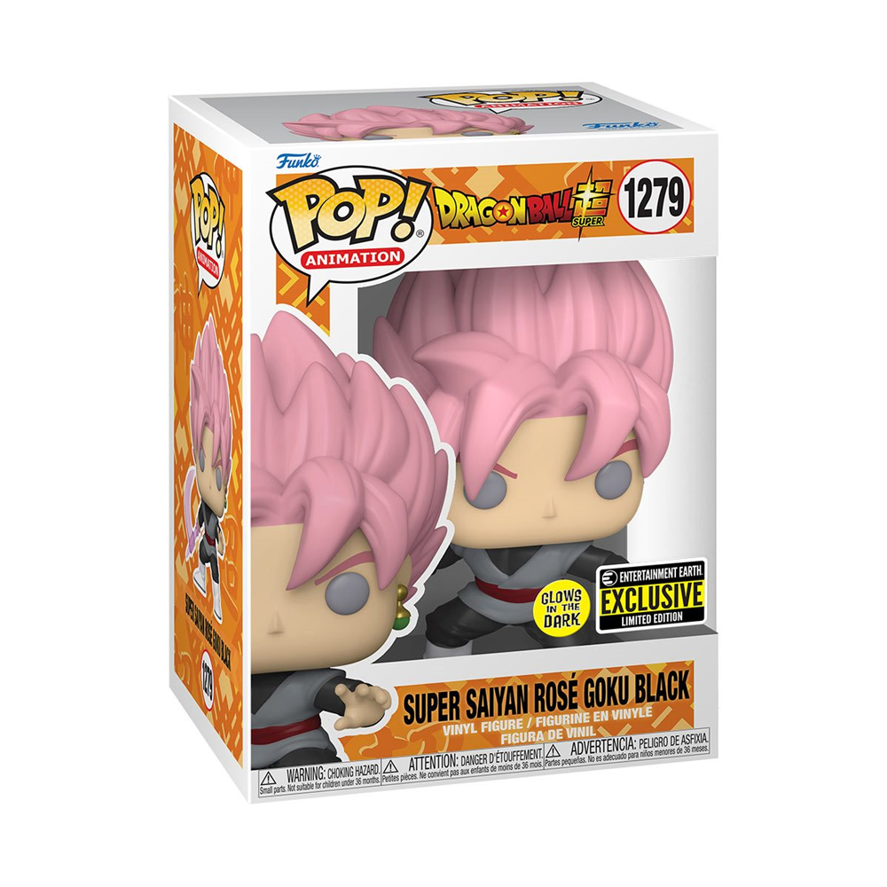 Funko POP! Dragon Ball Super - Super Saiyan Rose Goku Black (Glow in the Dark) Vinyl Figure #1279 Entertainment Earth Exclusive [READ DESCRIPTION] (ONLINE ORDER ONLY)