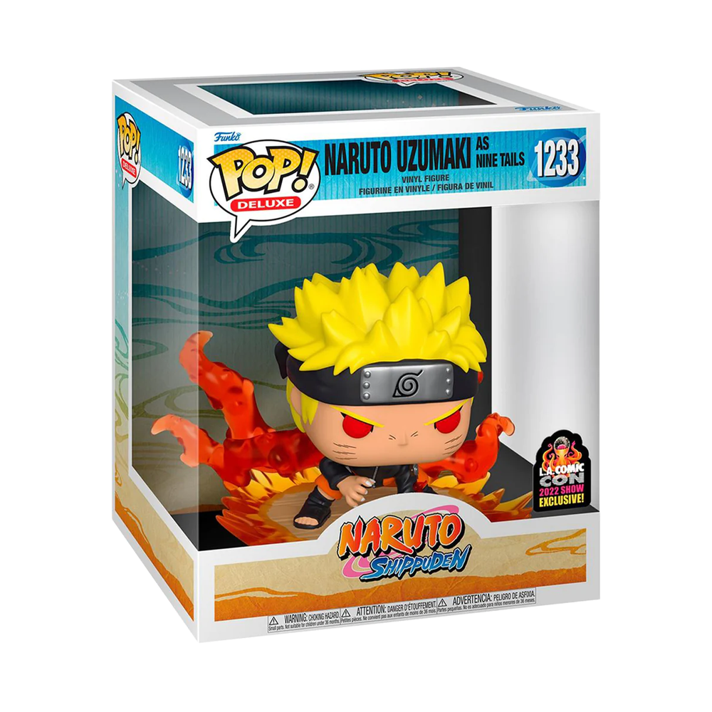 Funko POP! Deluxe: Naruto Shippuden - Naruto Uzumaki as Nine Tails Vinyl Figure #1233 LA Comic Con 2022 Share Exclusive (ONLINE ORDER ONLY)