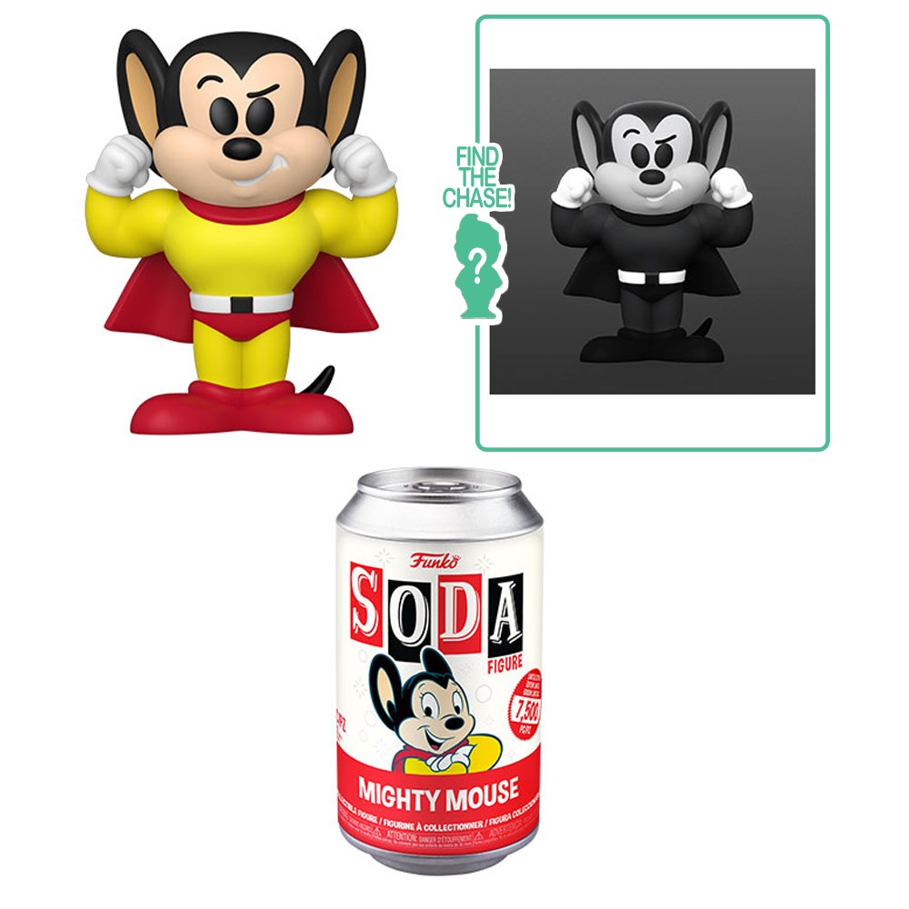 [PRE-ORDER] Funko Vinyl SODA: Mighty Mouse - Mighty Mouse Vinyl Figure (ONLINE ORDER ONLY)