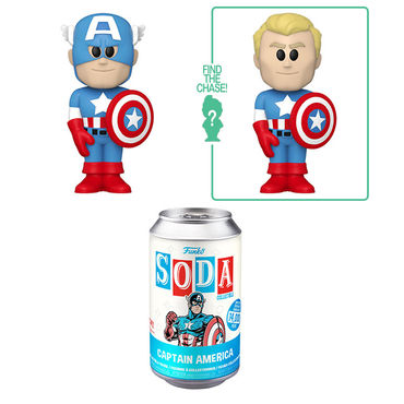 [PRE-ORDER] Funko Vinyl SODA: Marvel - Captain America Vinyl Figure (ONLINE ORDER ONLY)