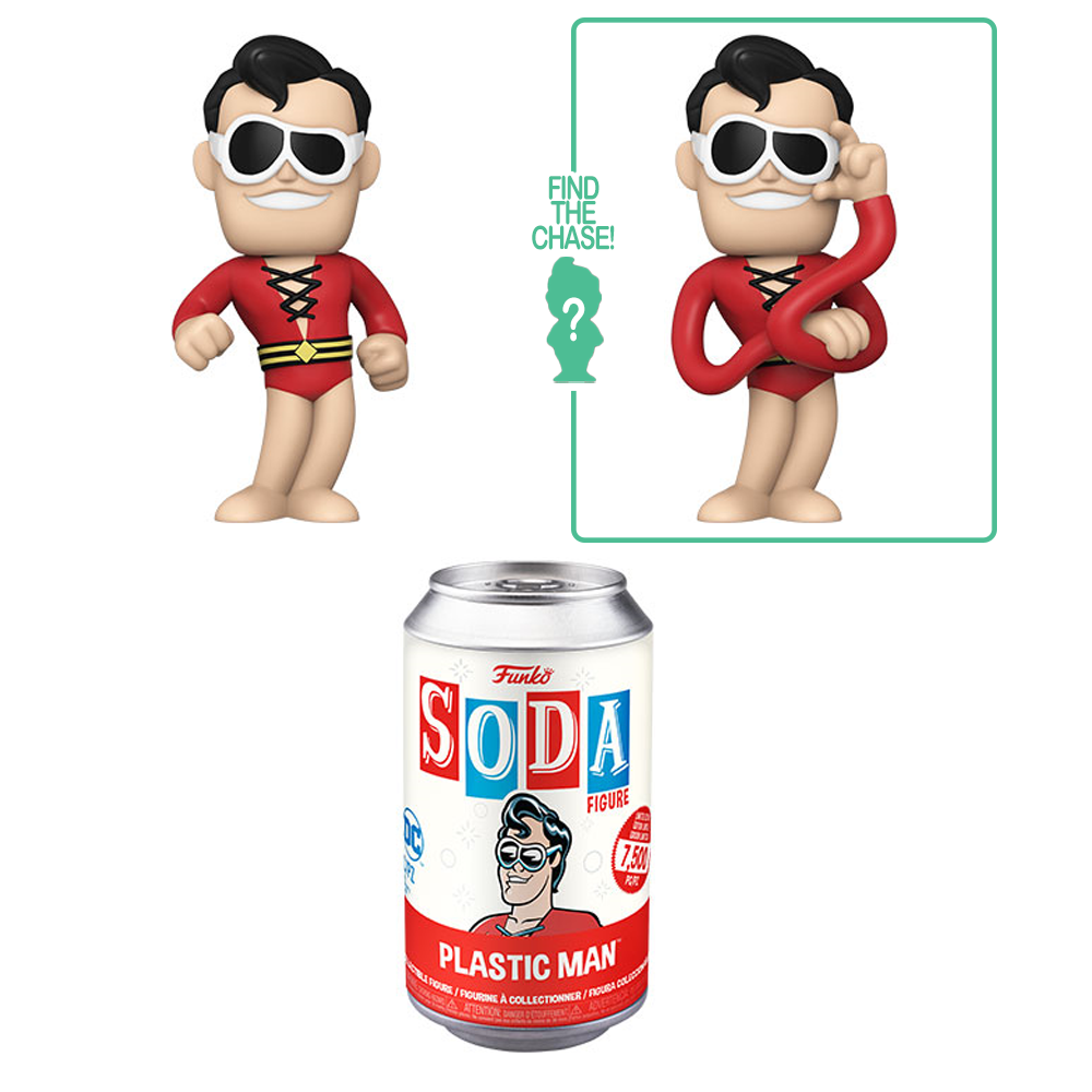 [PRE-ORDER] Funko Vinyl SODA: DC - Plastic Man Vinyl Figure (ONLINE ORDER ONLY)