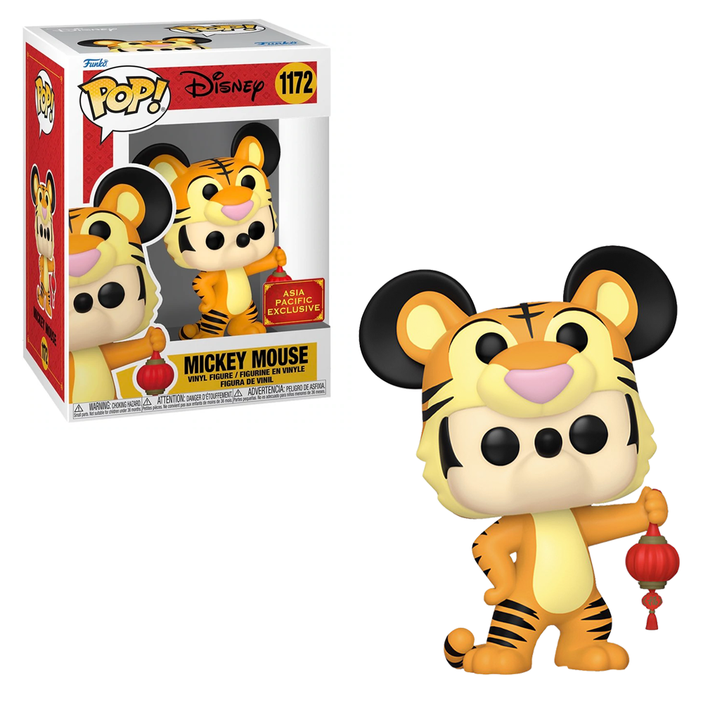 Funko POP! Disney - 2022 Mickey Mouse (Year of the Tiger) Vinyl Figure #1172 Asia Exclusive [READ DESCRIPTION] (ONLINE ORDER ONLY)