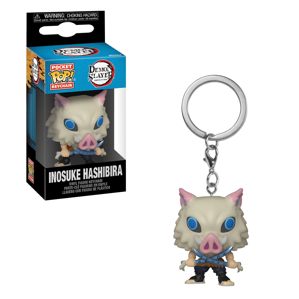 [PRE-ORDER] Funko POP! Keychain: Demon Slayer - Inosuke Hashibira Pocket Keychain (ONLINE ORDER ONLY)