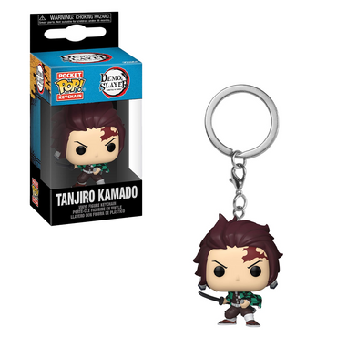 [PRE-ORDER] Funko POP! Keychain: Demon Slayer - Tanjiro Kamado Pocket Keychain (ONLINE ORDER ONLY)