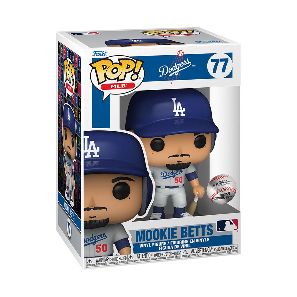 [PRE-ORDER] Funko POP! MLB: Dodgers - Mookie Betts (Alternate Jersey) Vinyl Figure #77 (ONLINE ORDER ONLY)