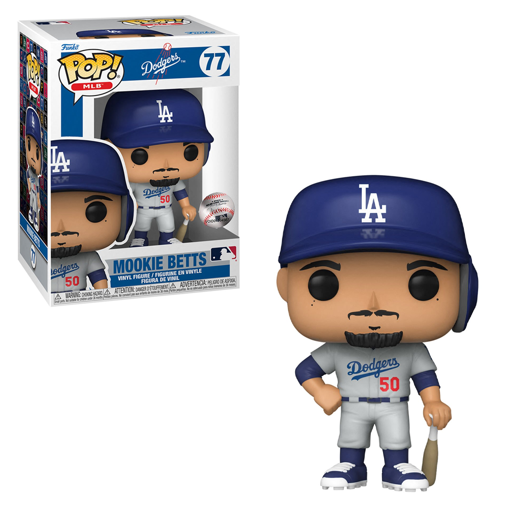 [PRE-ORDER] Funko POP! MLB: Dodgers - Mookie Betts (Alternate Jersey) Vinyl Figure #77 (ONLINE ORDER ONLY)