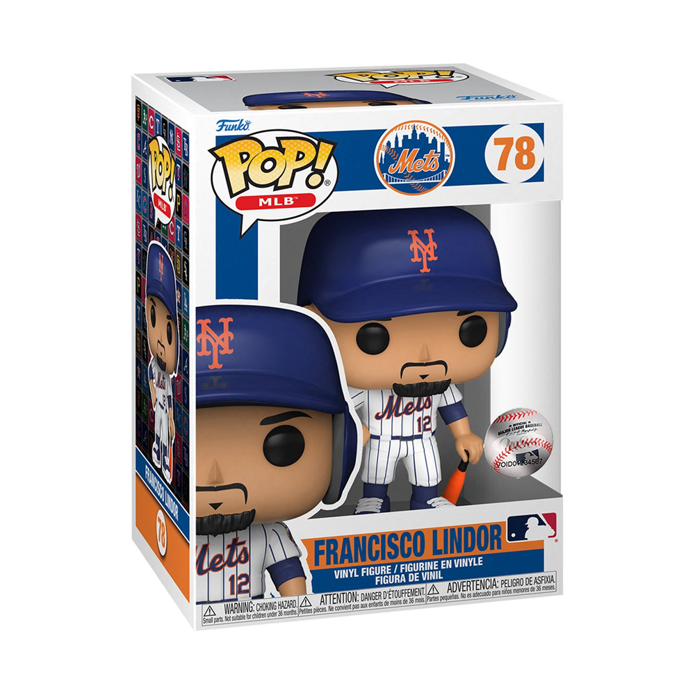 [PRE-ORDER] Funko POP! MLB: Mets - Francisco Lindor (Home Jersey) Vinyl Figure #78 (ONLINE ORDER ONLY)