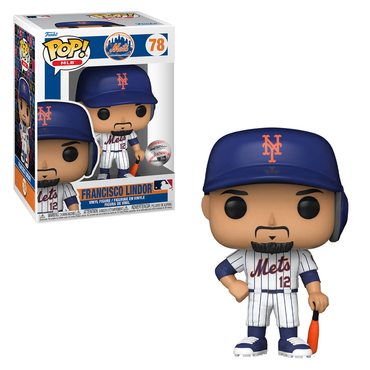 [PRE-ORDER] Funko POP! MLB: Mets - Francisco Lindor (Home Jersey) Vinyl Figure #78 (ONLINE ORDER ONLY)