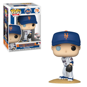 [PRE-ORDER] Funko POP! MLB: Dodgers - Max Scherzer (Home Jersey) Vinyl Figure #79 (ONLINE ORDER ONLY)