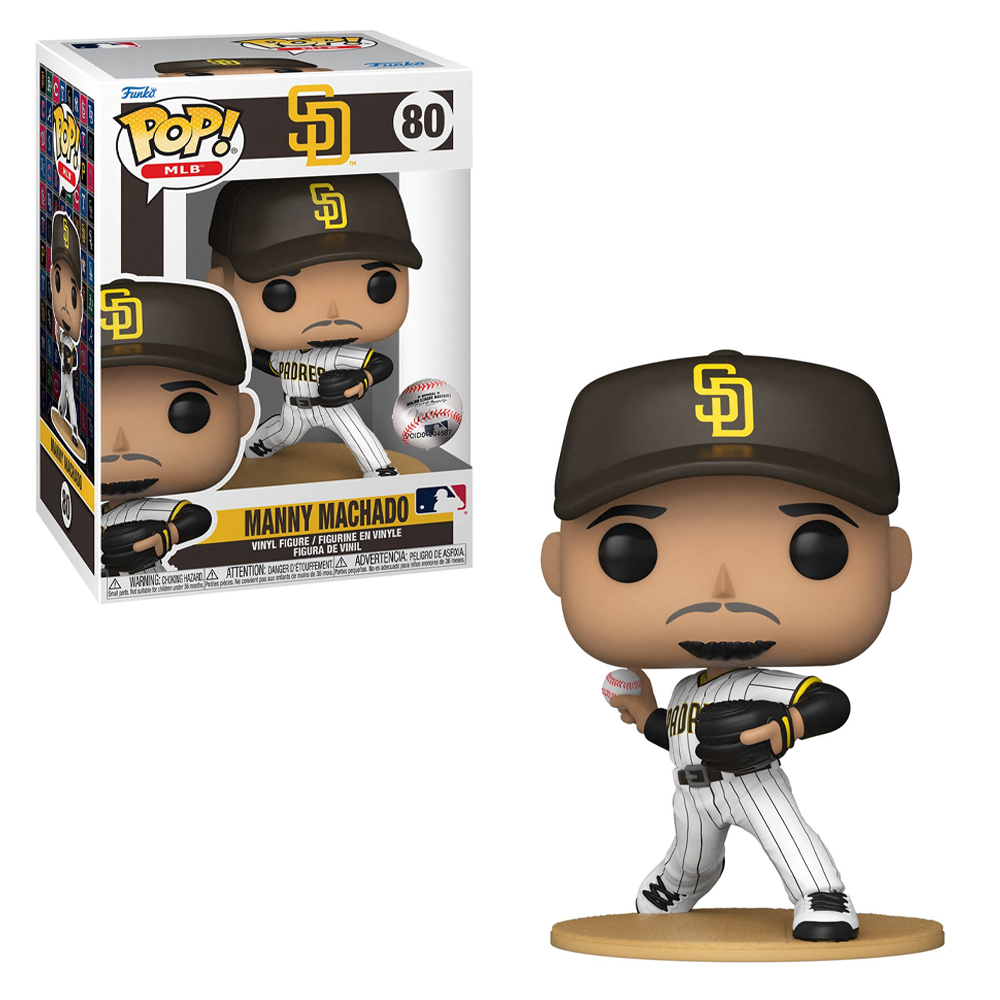 [PRE-ORDER] Funko POP! MLB: Padres - Manny Machado (Home Jersey) Vinyl Figure #80 (ONLINE ORDER ONLY)