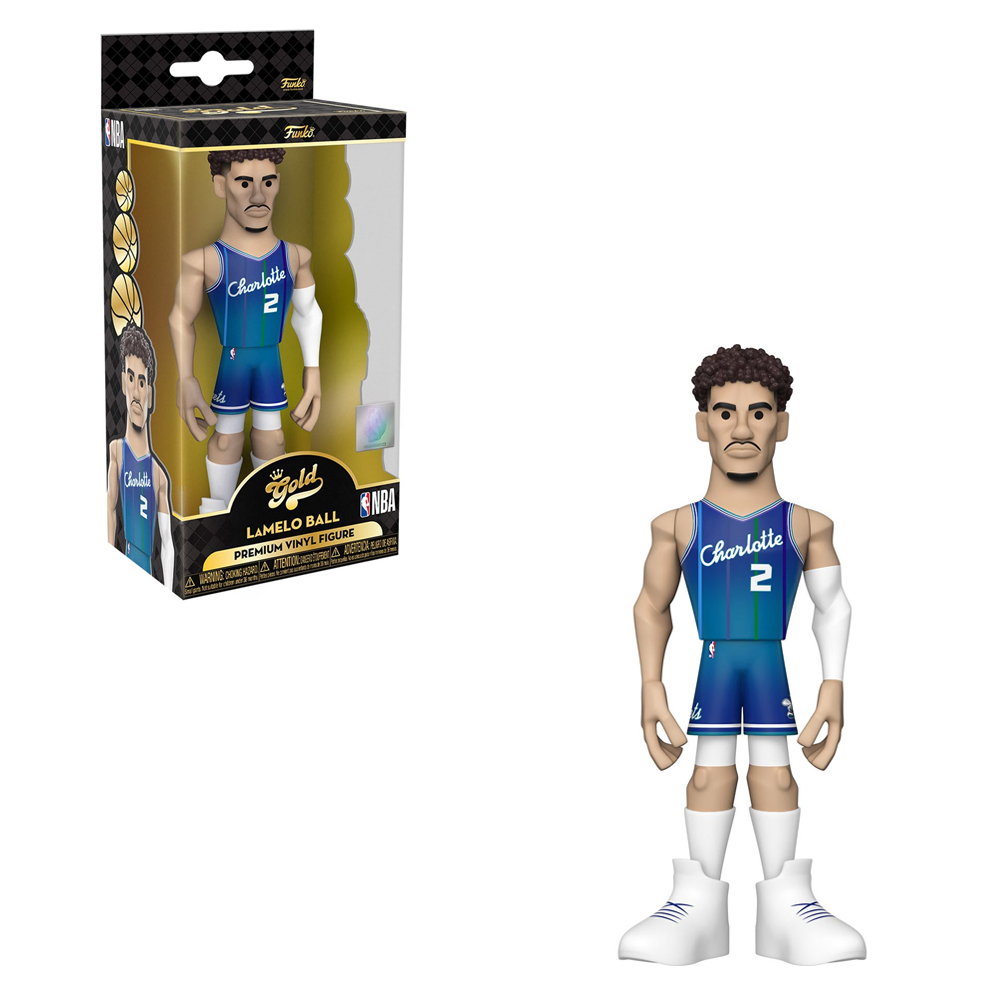 [PRE-ORDER] Funko Vinyl GOLD: NBA: Hornets - LaMelo Ball (City Edition '21) 5-Inch Vinyl Figure (ONLINE ORDER ONLY)