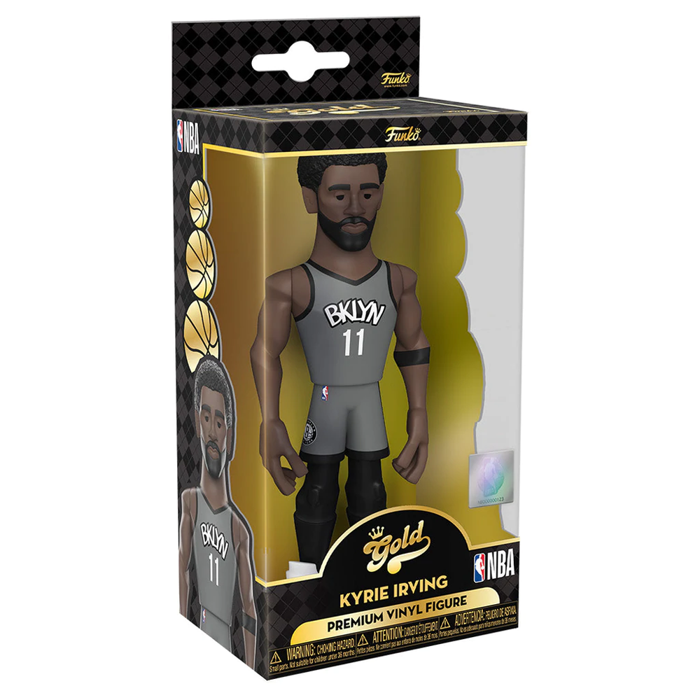 Funko Vinyl GOLD: NBA: Nets - Kyrie Irving (City Edition '21) 5-Inch Vinyl Figure (ONLINE ORDER ONLY)