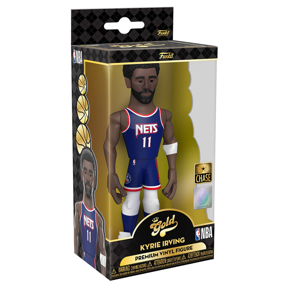 Funko Vinyl GOLD: NBA: Nets - Kyrie Irving (City Edition '21) 5-Inch Vinyl Figure (ONLINE ORDER ONLY)