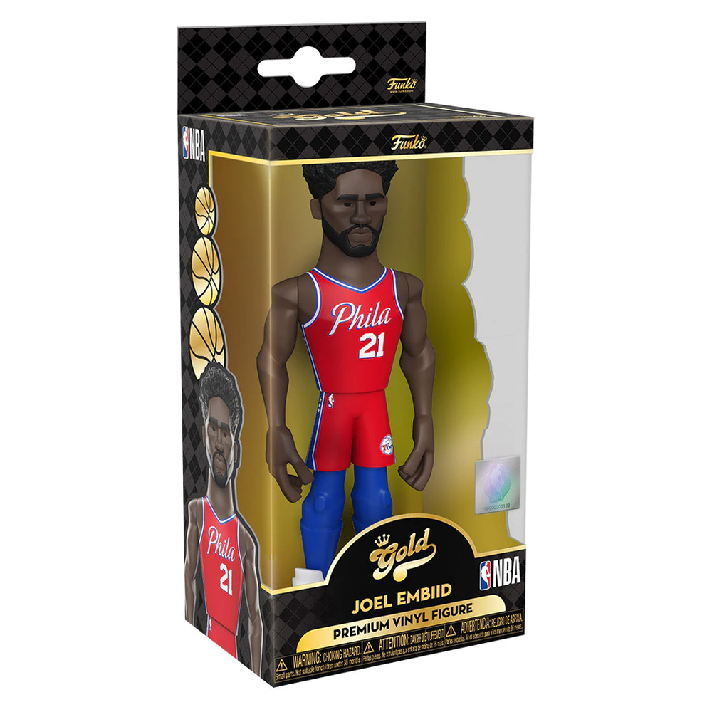 [PRE-ORDER] Funko Vinyl GOLD: Sixers - Joel Embiid (City Edition '21) 5-Inch Vinyl Figure (ONLINE ORDER ONLY)