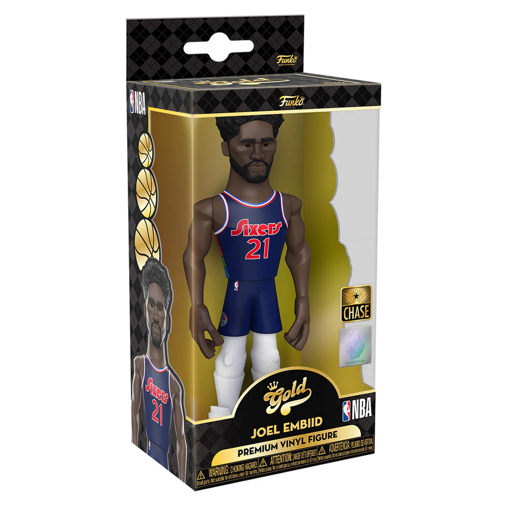 [PRE-ORDER] Funko Vinyl GOLD: Sixers - Joel Embiid (City Edition '21) 5-Inch Vinyl Figure (ONLINE ORDER ONLY)