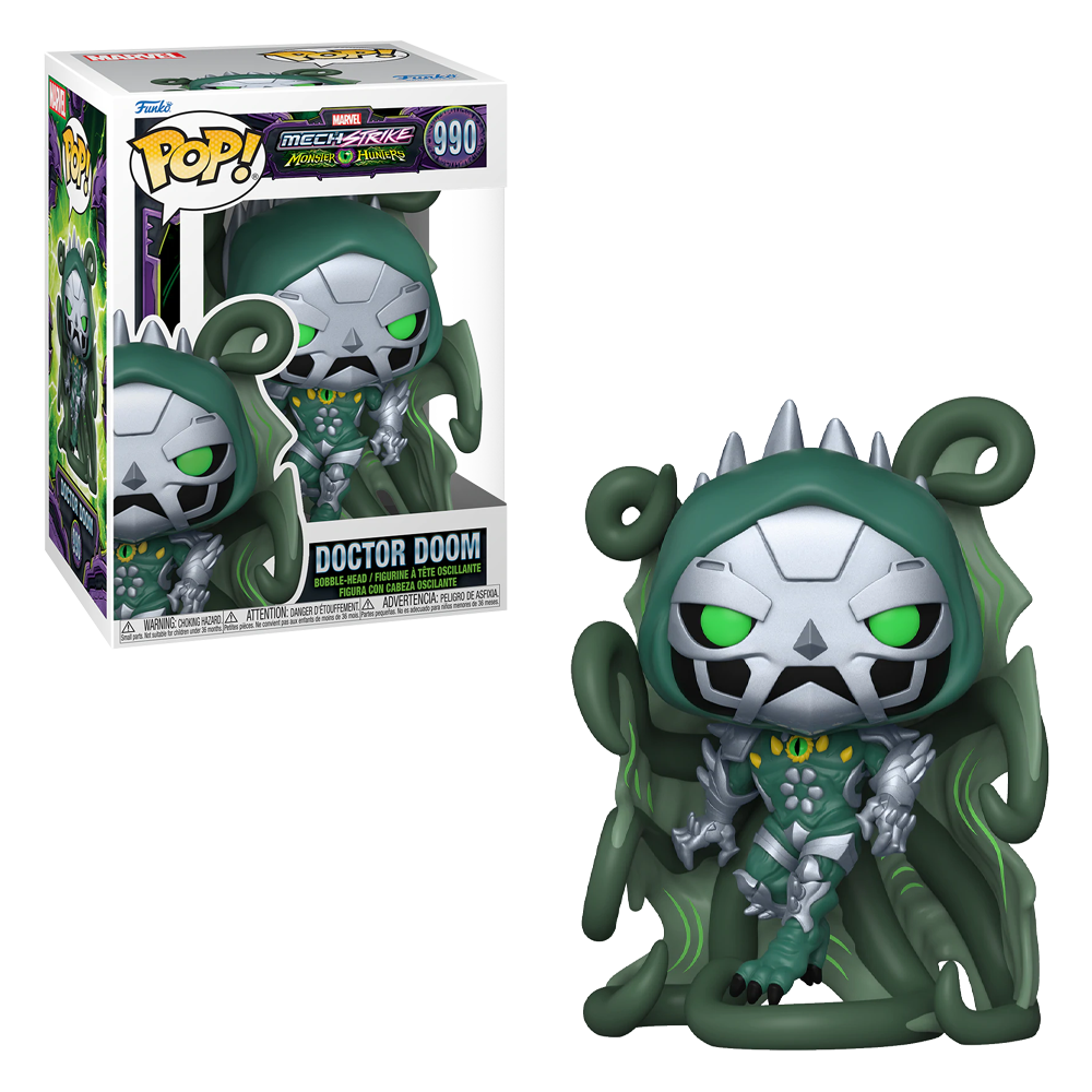 Funko POP! Mech Strike: Monster Hunters - Doctor Doom Vinyl Figure #990 (ONLINE ORDER ONLY)