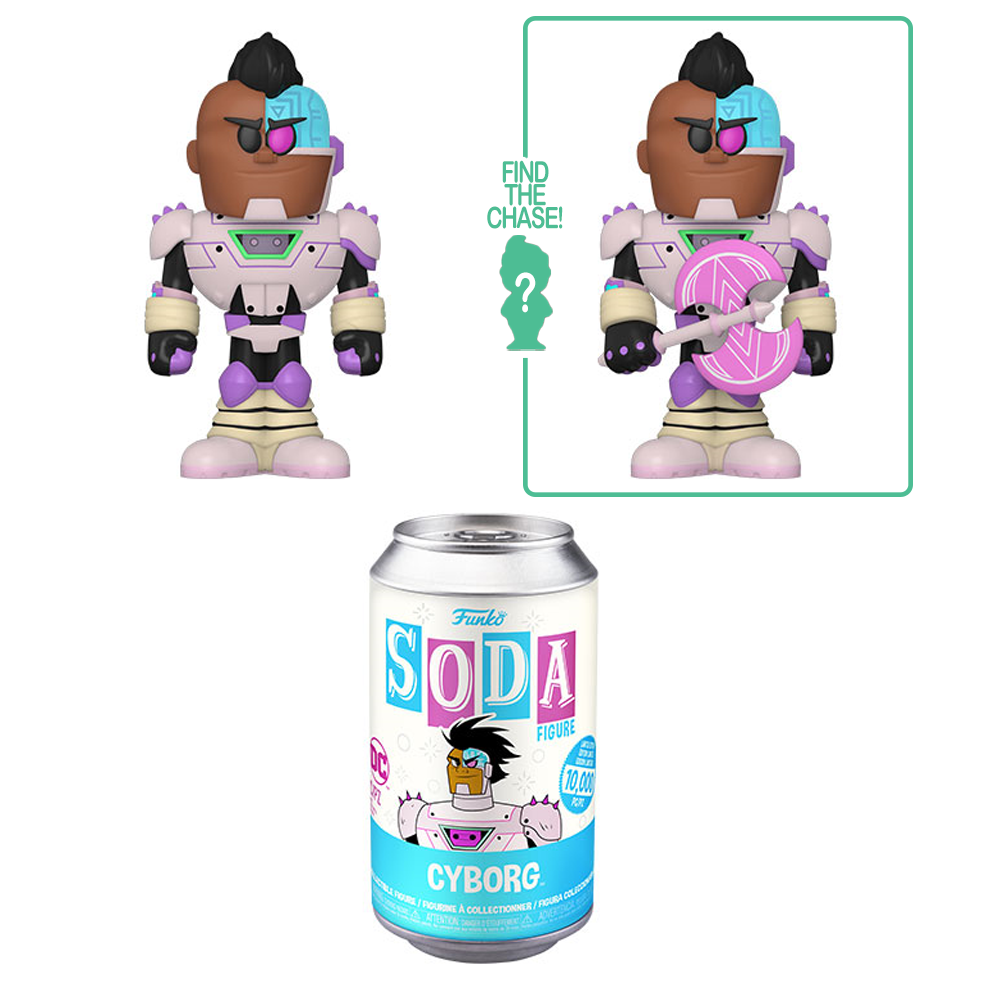 [PRE-ORDER] Funko Vinyl SODA: Teen Titans Go - Cyborg Vinyl Figure (ONLINE ORDER ONLY)