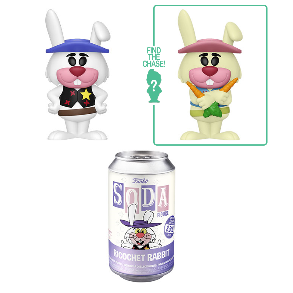 [PRE-ORDER] Funko Vinyl SODA: Hanna Barbera - Ricochet Rabbit Vinyl Figure (ONLINE ORDER ONLY)