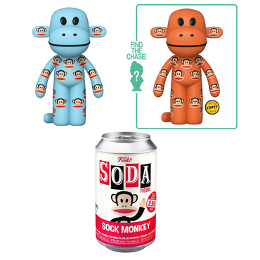 [PRE-ORDER] Funko Vinyl SODA: Paul Frank - Sock Monkey Vinyl Figure (ONLINE ORDER ONLY)