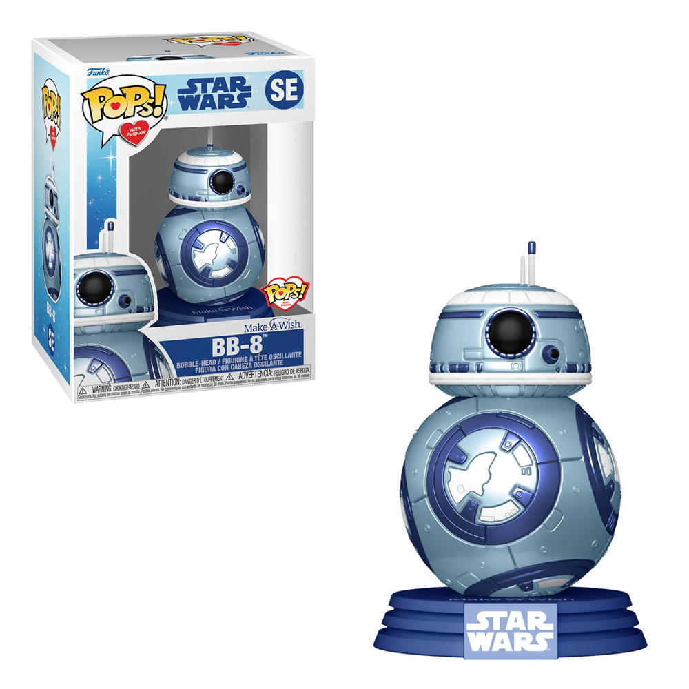 Funko POP! Make A Wish - BB-8 (Metallic) Vinyl Figure (ONLINE ORDER ONLY)
