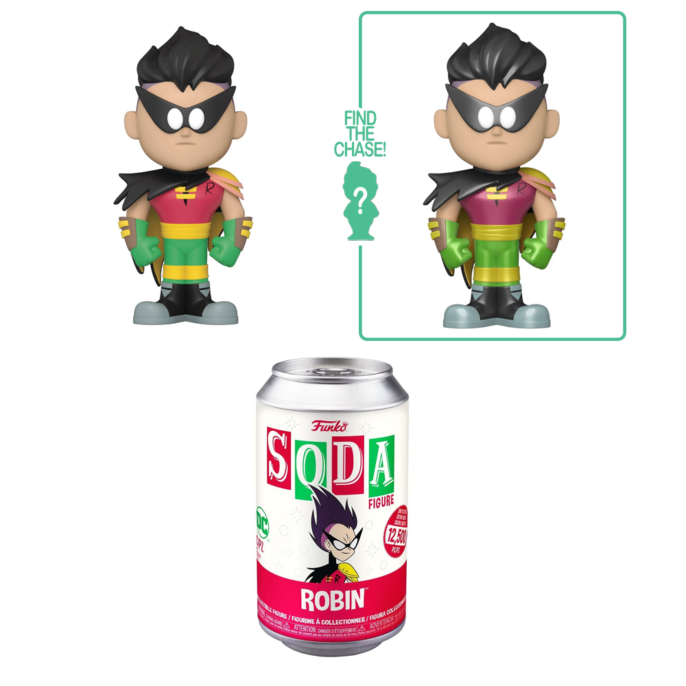 [PRE-ORDER] Funko Vinyl SODA: Teen Titans Go! - Robin Vinyl Figure (ONLINE ORDER ONLY)