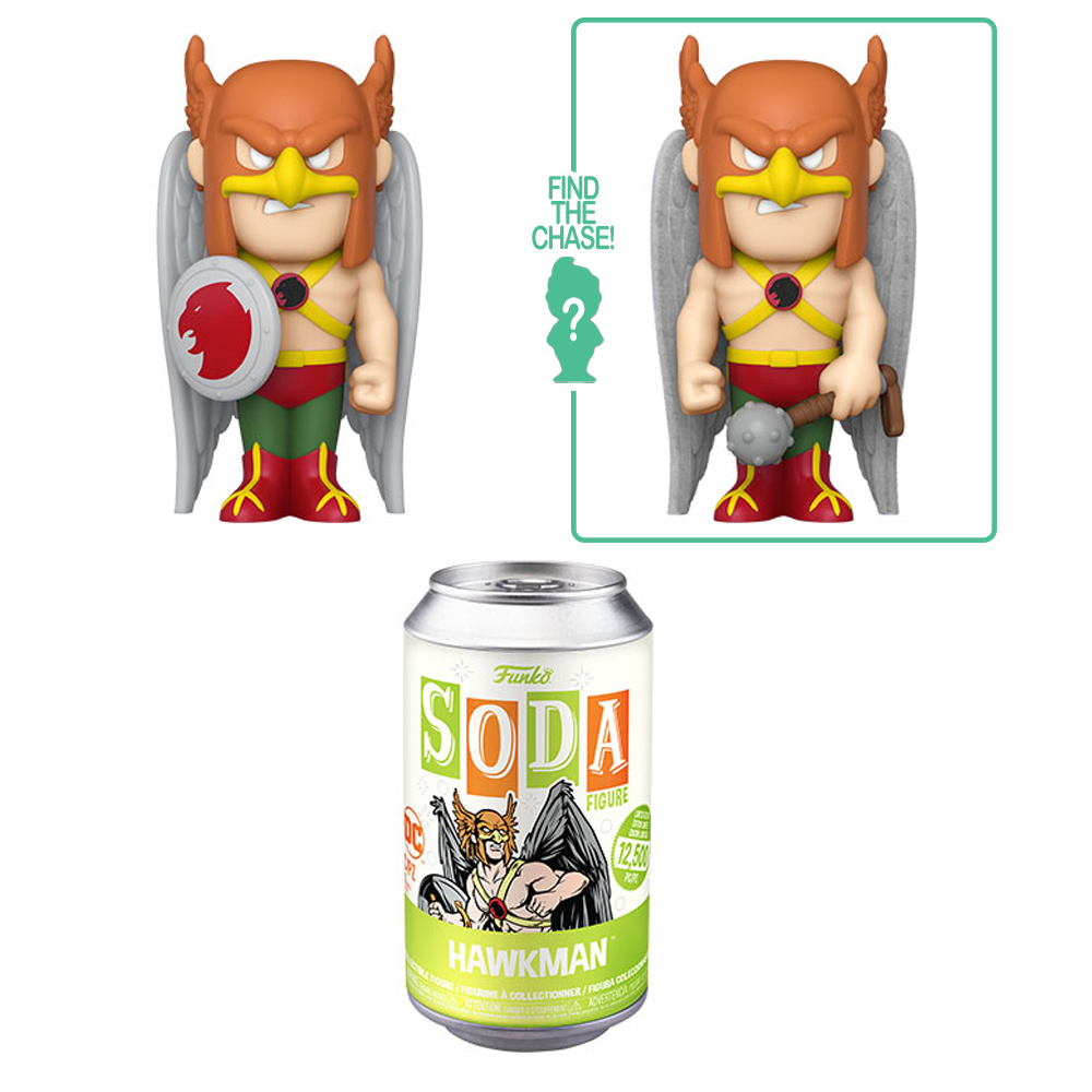 [PRE-ORDER] Funko Vinyl SODA: DC - Hawkman Vinyl Figure (ONLINE ORDER ONLY)