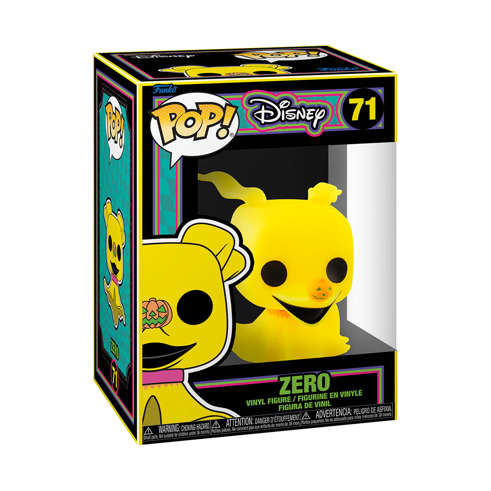 Funko POP! Nightmare Before Christmas - Zero (Blacklight) Vinyl Figure #71 (ONLINE ORDER ONLY)