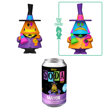 [PRE-ORDER] Funko Vinyl SODA: Nightmare Before Christmas - Mayor (Black Light) Vinyl Figure (ONLINE ORDER ONLY)