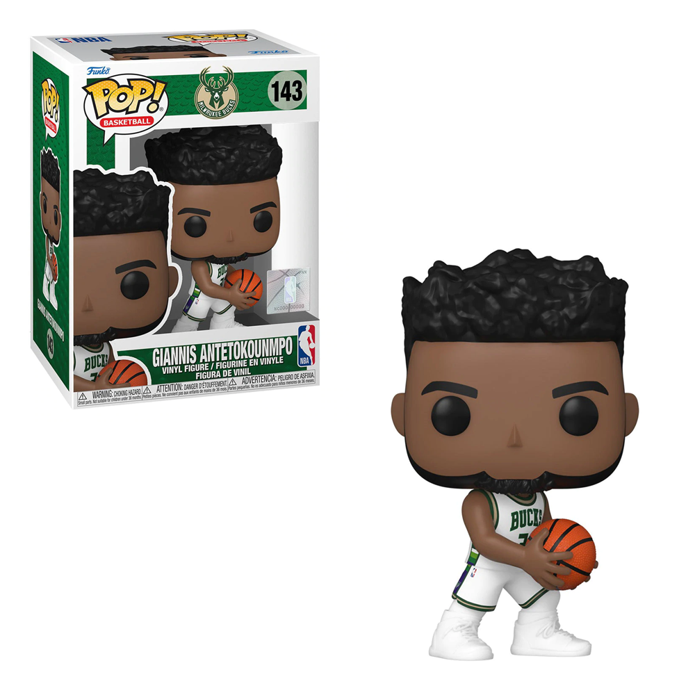 [PRE-ORDER] Funko POP! NBA: Bucks - Giannis Antetokounmpo Vinyl Figure #143 (ONLINE ORDER ONLY)