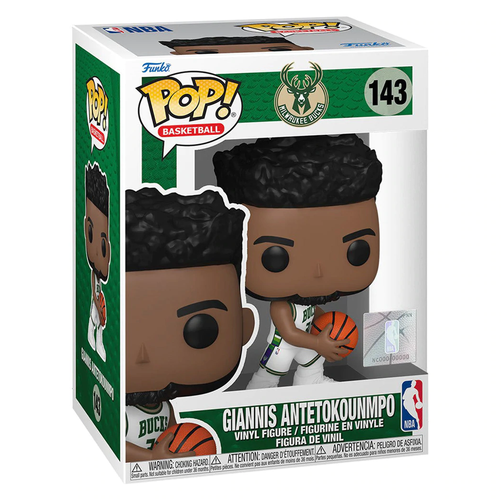 [PRE-ORDER] Funko POP! NBA: Bucks - Giannis Antetokounmpo Vinyl Figure #143 (ONLINE ORDER ONLY)