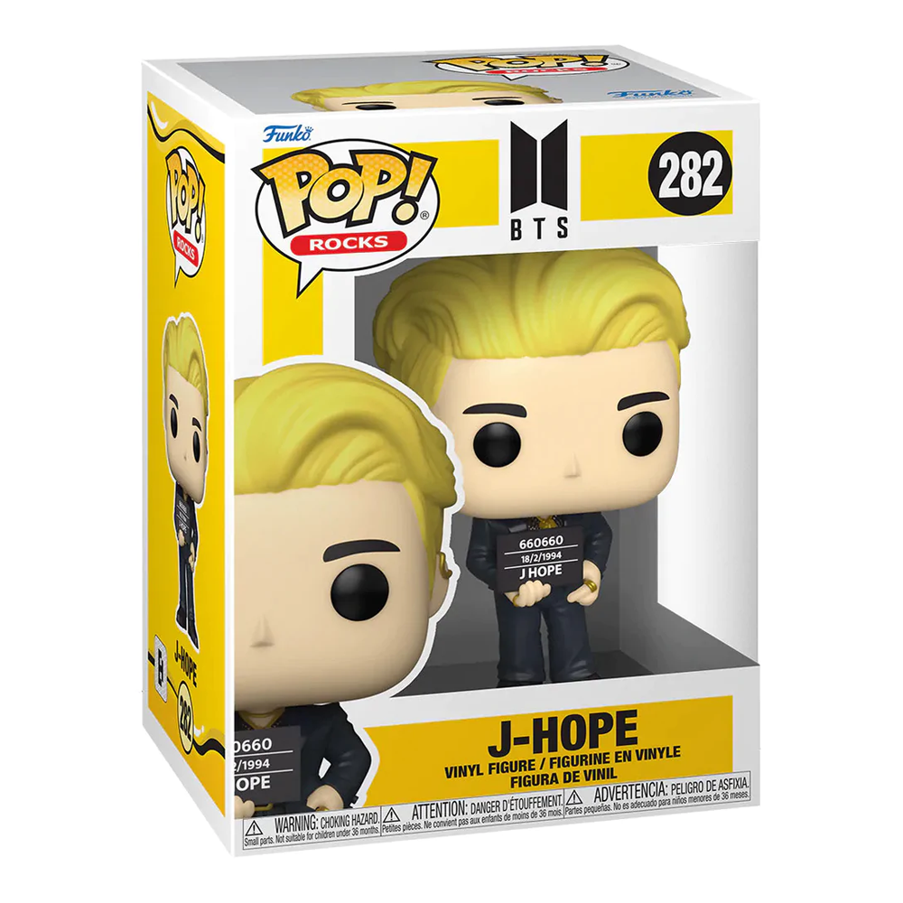 [PRE-ORDER] Funko POP! Rocks: BTS S3 - J-Hope Vinyl Figure #282 (ONLINE ORDER ONLY)