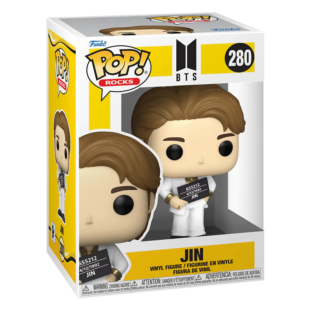 [PRE-ORDER] Funko POP! Rocks: BTS S3 - Jin Vinyl Figure #280 (ONLINE ORDER ONLY)