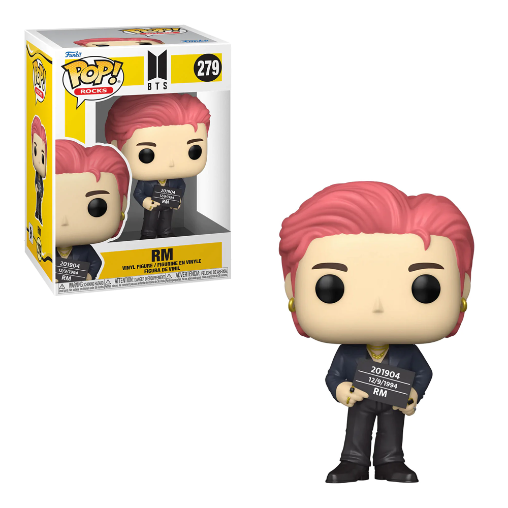 [PRE-ORDER] Funko POP! Rocks: BTS S3 - RM Vinyl Figure #279 (ONLINE ORDER ONLY)