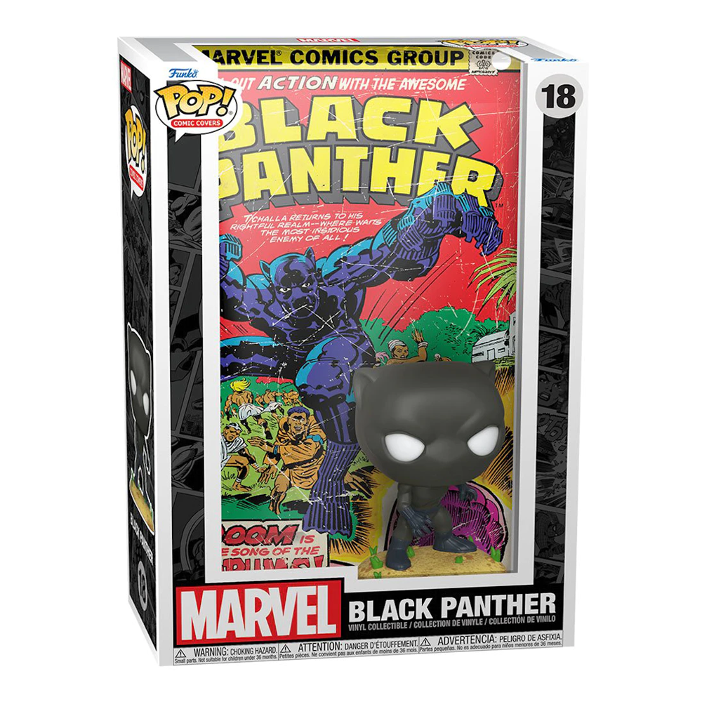 [PRE-ORDER] Funko POP! Comic Cover: Marvel - Black Panther Vinyl Figure #18 (ONLINE ORDER ONLY)