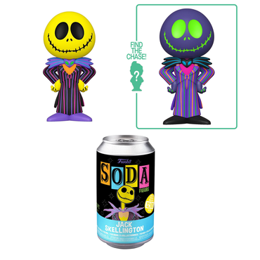 [PRE-ORDER] Funko Vinyl SODA: Nightmare Before Christmas - Jack Skellington (Black Light) Vinyl Figure (ONLINE ORDER ONLY)