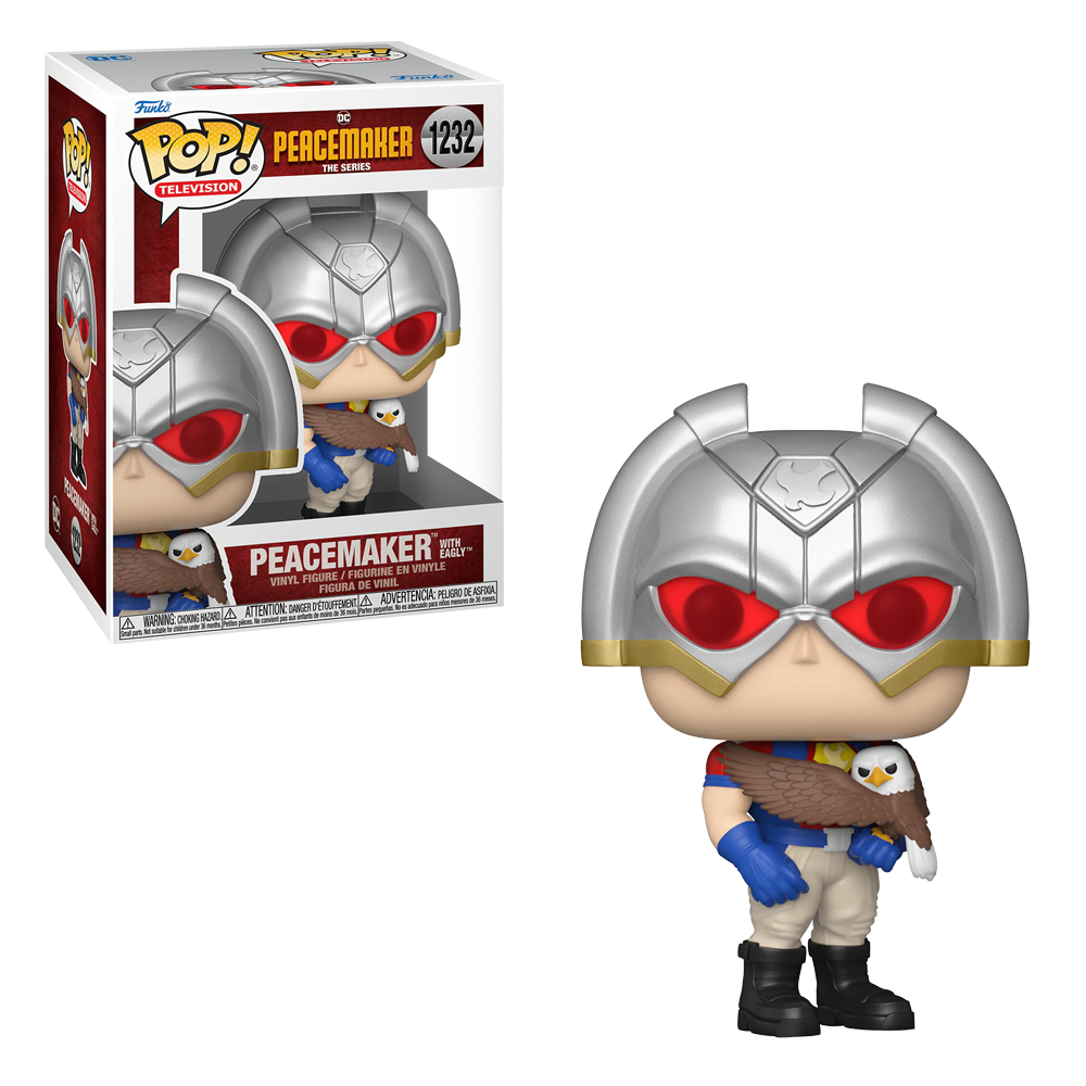 [PRE-ORDER] Funko POP! Peacemaker - Peacemaker with Eagly Vinyl Figure #1232 (ONLINE ORDER ONLY)