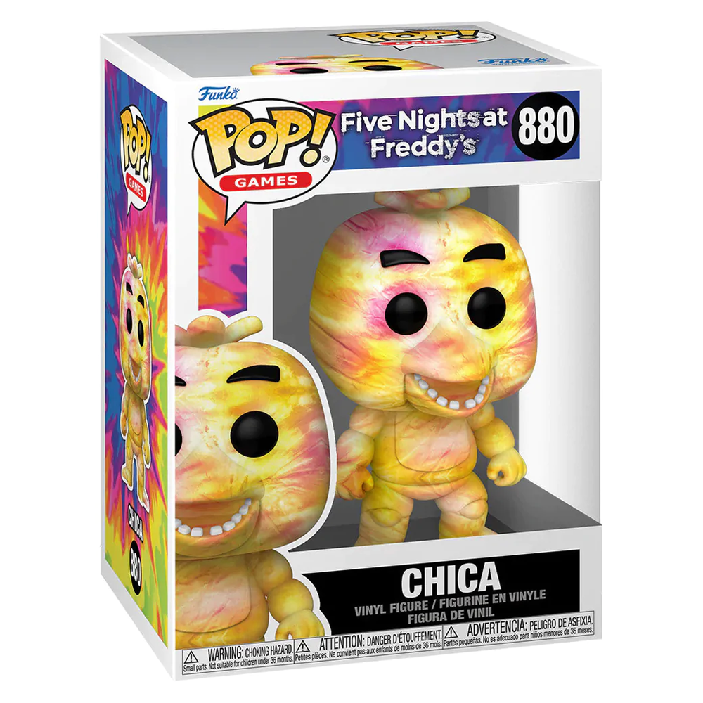 [PRE-ORDER] Funko POP! Five Nights at Freddy's Tie-Dye - Chica Vinyl Figure #880 (ONLINE ORDER ONLY)