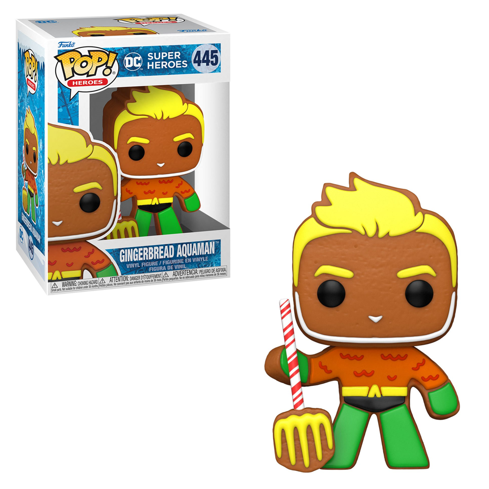 [PRE-ORDER] Funko POP! DC Holiday - Gingerbread Aquaman Vinyl Figure #445 (ONLINE ORDER ONLY)