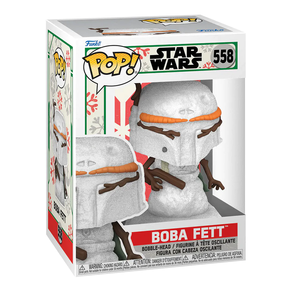 [PRE-ORDER] Funko POP! Star Wars Holiday - Boba Fett (Snowman) Vinyl Figure #558 (ONLINE ORDER ONLY)