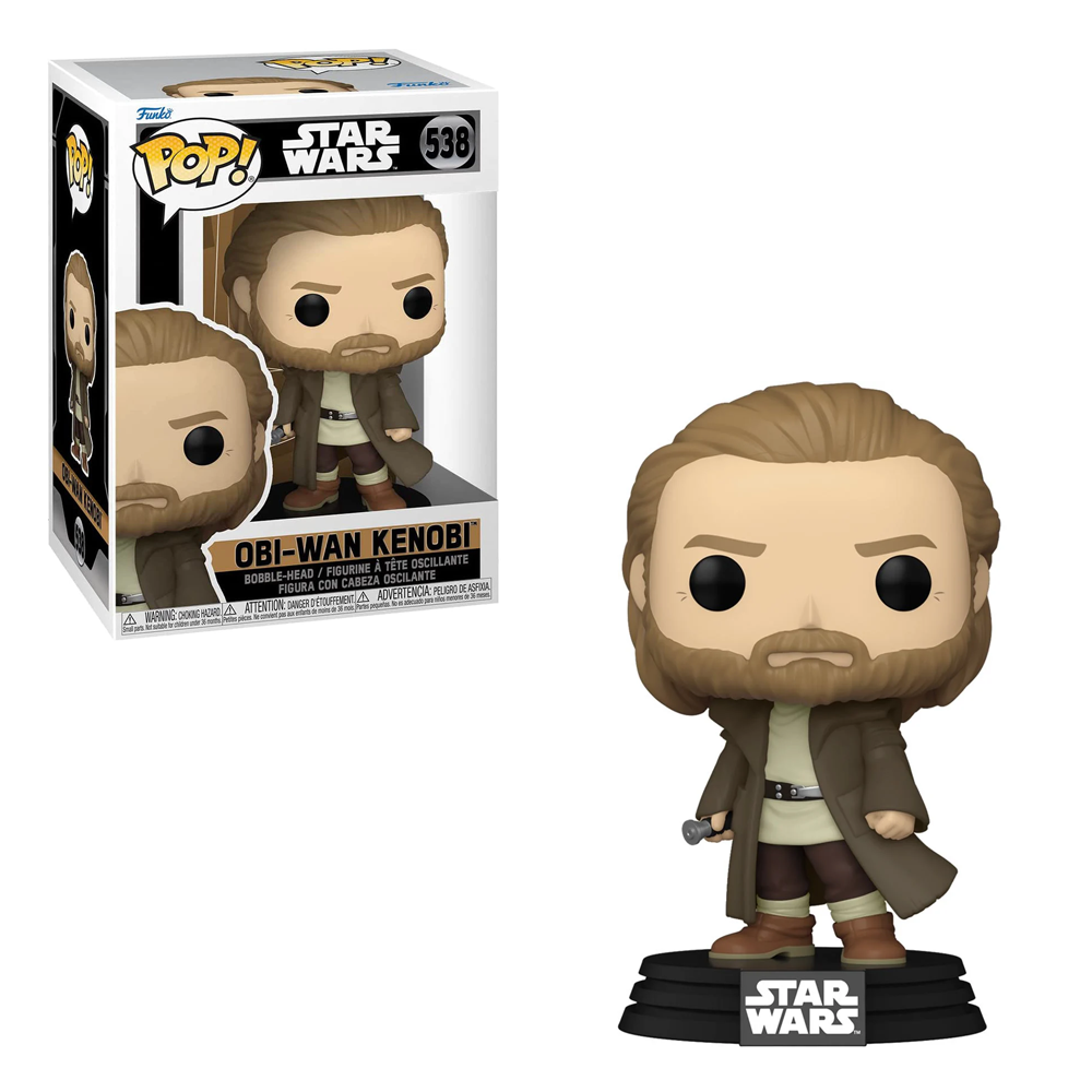 [PRE-ORDER] Funko POP! Star Wars: Obi-Wan Kenobi - Obi-Wan Kenobi Vinyl Figure #538 (ONLINE ORDER ONLY)