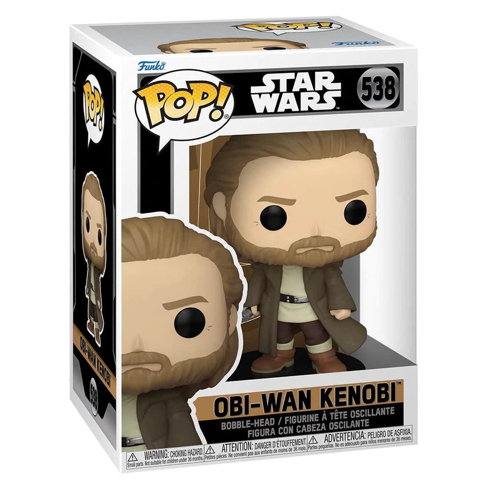 [PRE-ORDER] Funko POP! Star Wars: Obi-Wan Kenobi - Obi-Wan Kenobi Vinyl Figure #538 (ONLINE ORDER ONLY)