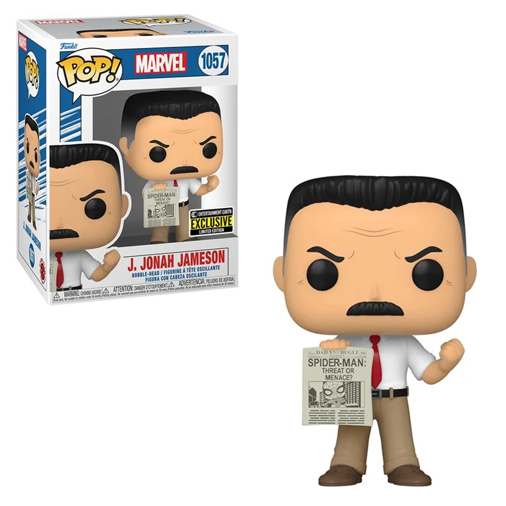 Funko POP! Spider-Man - J. Jonah Jameson Vinyl Figure #1057 Entertainment Earth Exclusive (ONLINE ORDER ONLY)