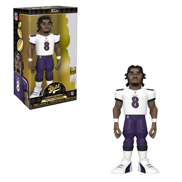 [PRE-ORDER] Funko Vinyl GOLD: NFL: Ravens - Lamar Jackson 12-Inch Vinyl Figure (ONLINE ORDER ONLY)