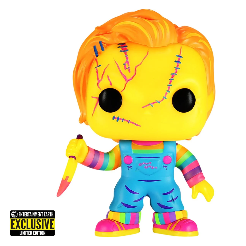 Funko POP! Child's Play - Chucky (Blacklight) Vinyl Figure Entertainment Earth Exclusive [READ DESCRIPTION] (ONLINE ORDER ONLY)