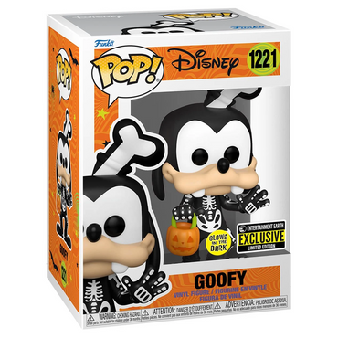 Funko POP! Disney - Skeleton Goofy (Glow in the Dark) Vinyl Figure #1221 Entertainment Earth Exclusive (ONLINE ORDER ONLY)