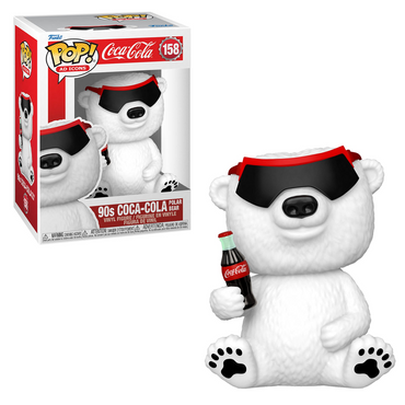 [PRE-ORDER] Funko POP! Ad Icons - 90's Coca-Cola Polar Bear Vinyl Figure #158 (ONLINE ORDER ONLY)
