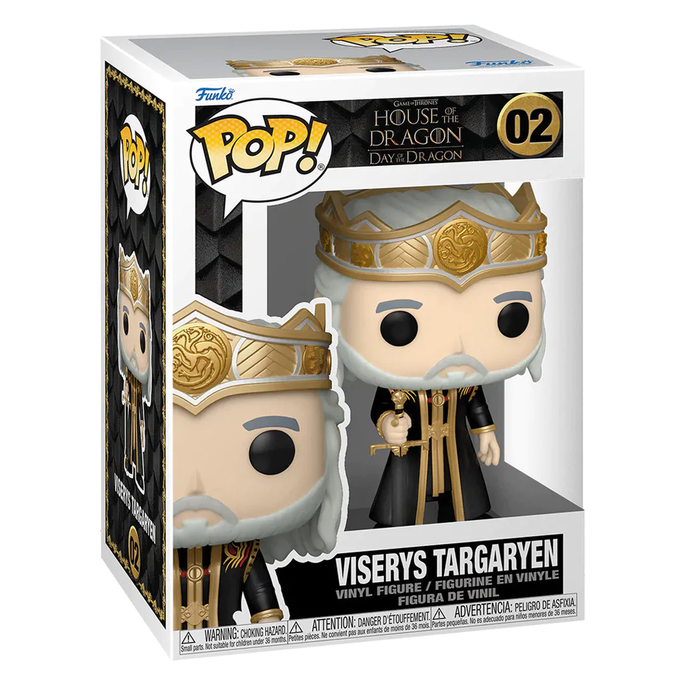 [PRE-ORDER] Funko POP! House of the Dragon - Viserys Targaryen Vinyl Figure #2 (ONLINE ORDER ONLY)