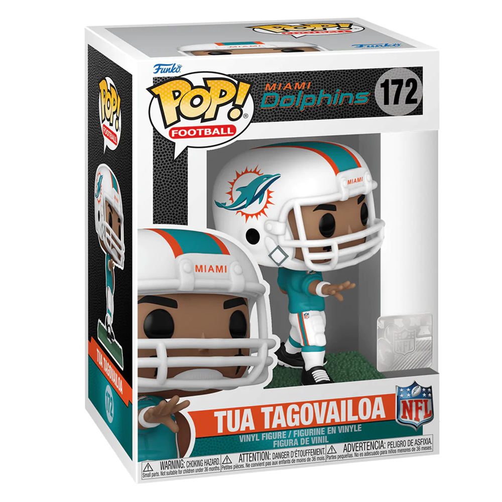 Funko POP! NFL: Dolphins - Tua Tagovailoa Vinyl Figure #172 (ONLINE ORDER ONLY)