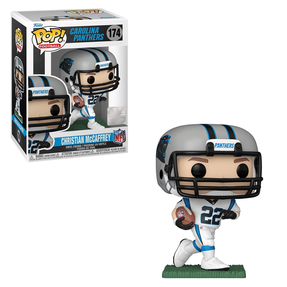 [PRE-ORDER] Funko POP! NFL: Panthers - C. McCaffrey (Away) Vinyl Figure #174 (ONLINE ORDER ONLY)
