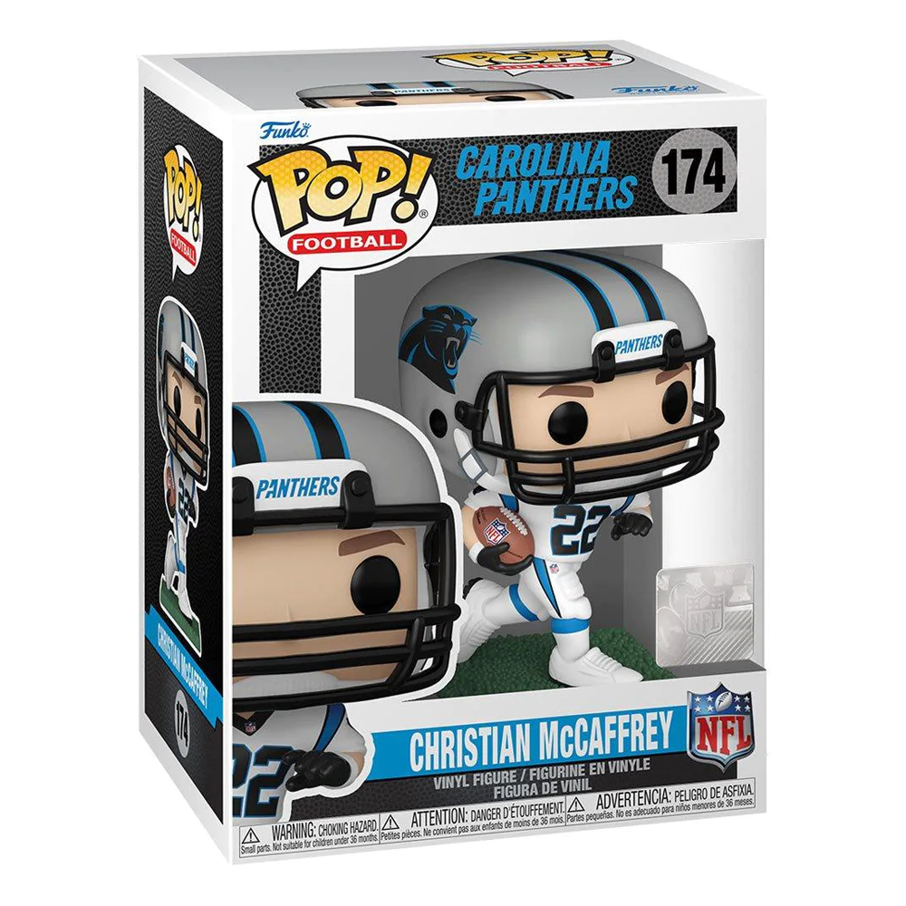 [PRE-ORDER] Funko POP! NFL: Panthers - C. McCaffrey (Away) Vinyl Figure #174 (ONLINE ORDER ONLY)